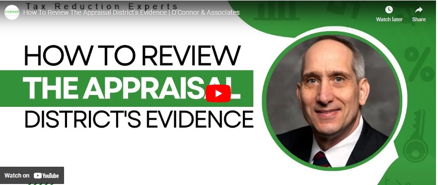 how to review the appraisal districts evidence