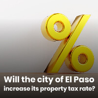 will the city of el paso increase property tax rate