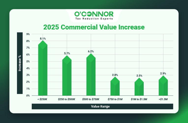 Homer Township Commercial Values Rise
